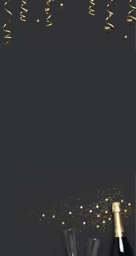 Christmas decorated background with baubles