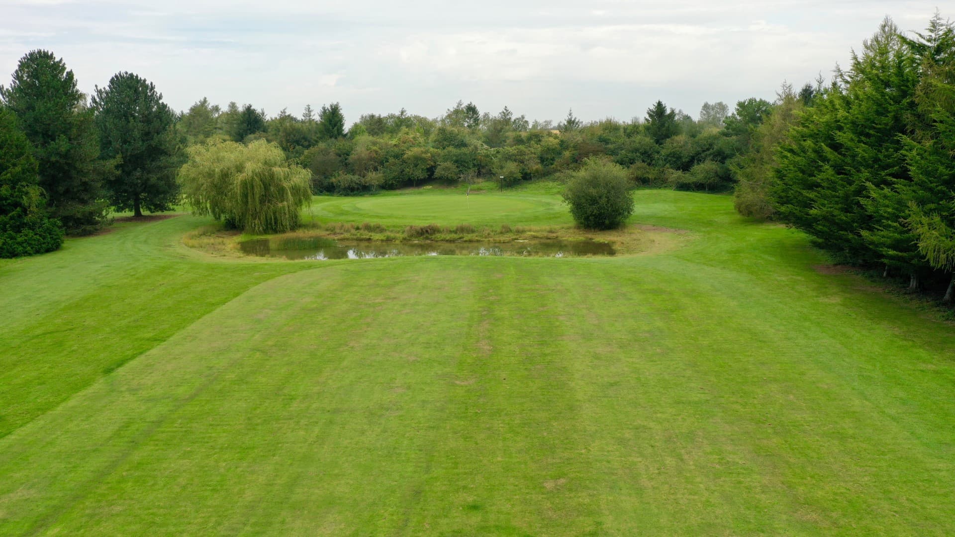 Aerial view of The Essex golf course